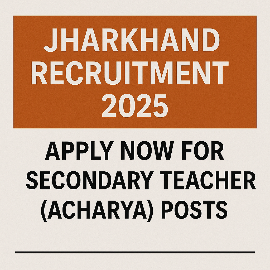 secondary teacher jharkhand